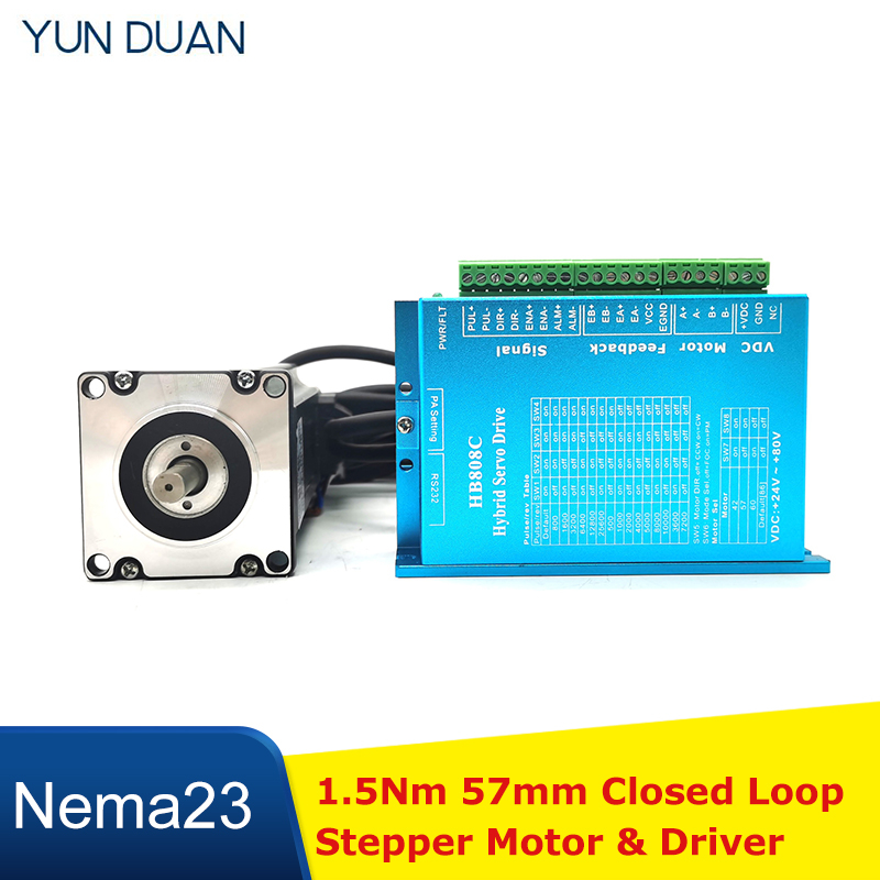 Nema 23 Closed Loop Stepper Motor Driver Kit - 1.5Nm Vòng Kín Động Cơ Bước