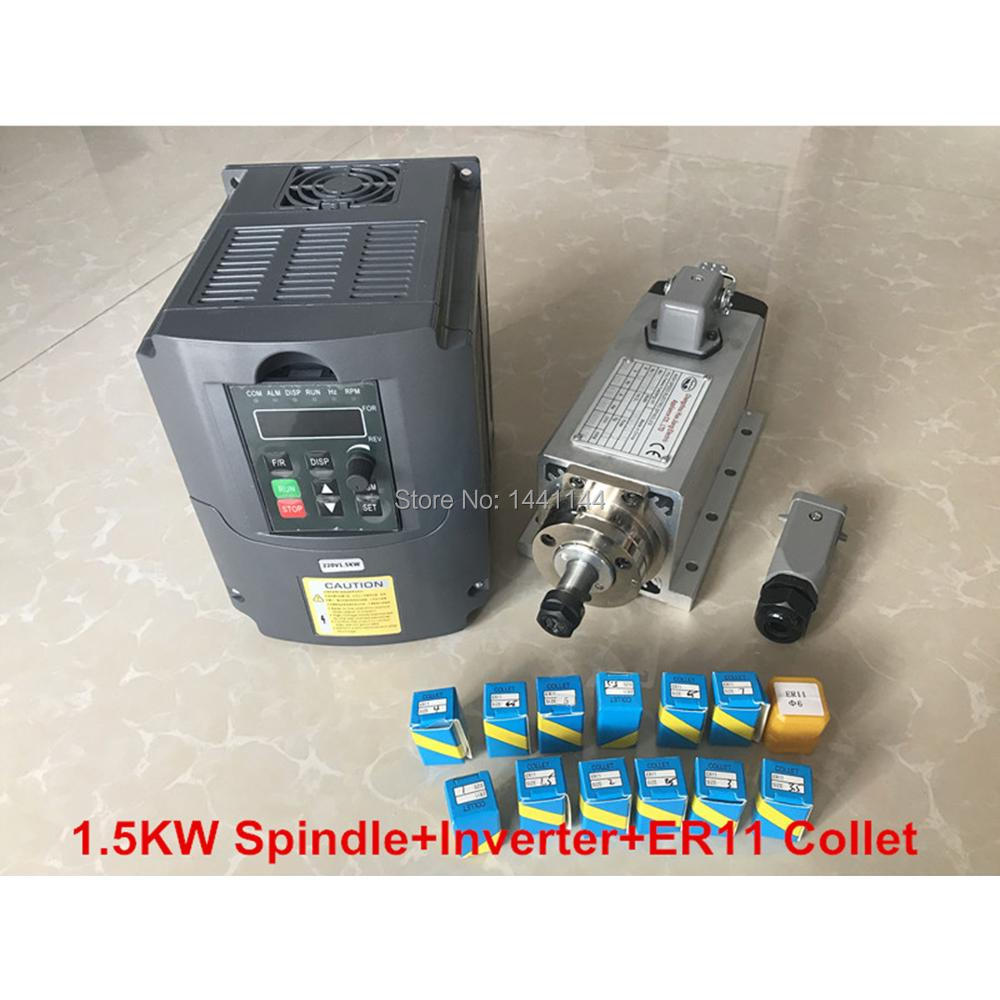 1.5KW Air Cooled Spindle Motor - đánh giá và giá Air Cooled 1.5Kw Spindle Motor Inverter 110V