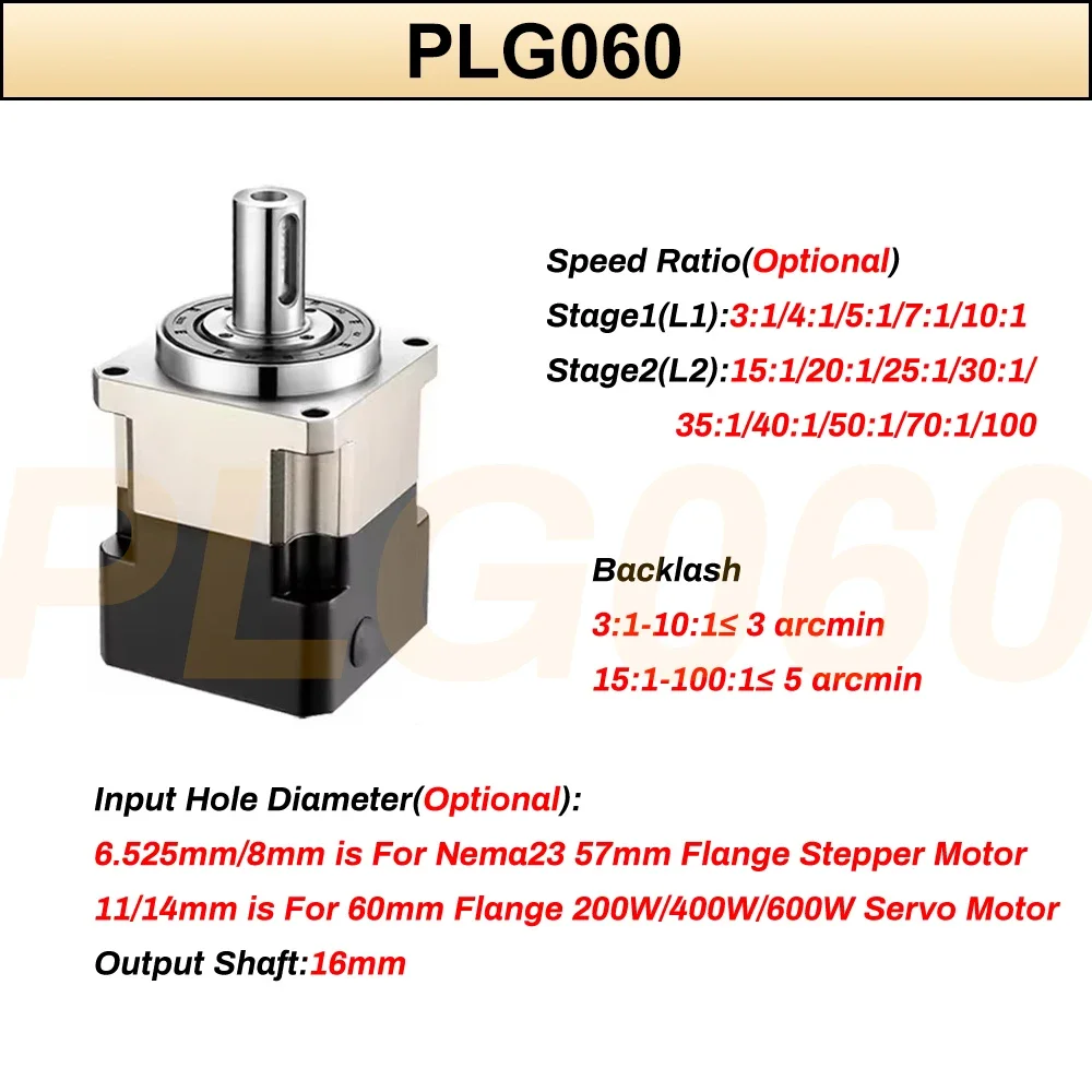 6.35/8/11/14Mm Input Planetary - đánh giá và giá Planetary Gearbox Reducer Nema 23 34
