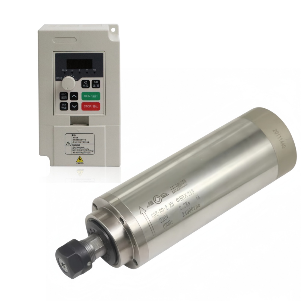 GDZ-80-2.2B 80mm 2.2KW ER20 Wa - đánh giá và giá 2.2Kw Water Cooled Spindle Kit Vfd