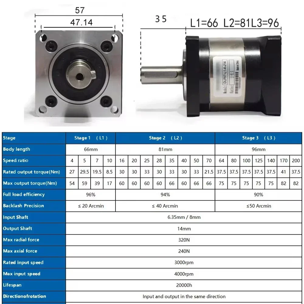 Planetary Gearbox 57 Motor TB6 - đánh giá và giá Nema 23 Closed Loop Stepper Motor Driver Kit