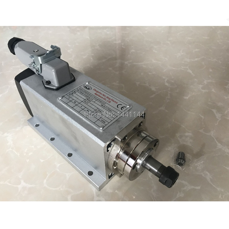 Air Cooled Spindle 3KW 220V/38 - đánh giá và giá Er20 Collet Chuck Spindle Motor 220V