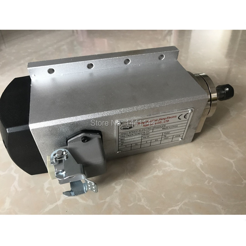 Air Cooled Spindle 3KW 220V/38 - đánh giá và giá Er20 Collet Chuck Spindle Motor 220V