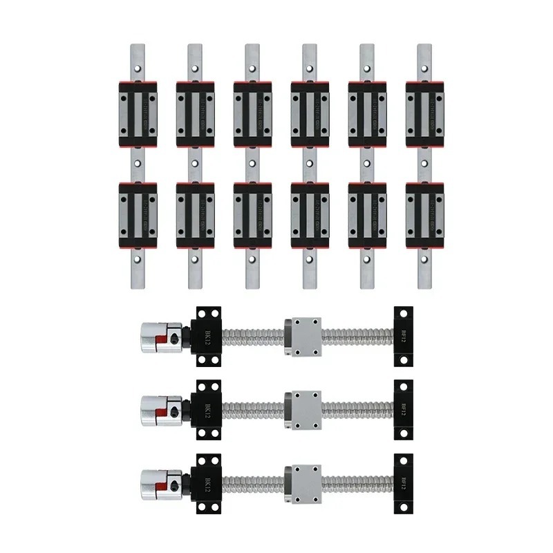 linear rails linear guides 2pc - đánh giá và giá Hgr20 Linear Guide Rail Ballscrew Set