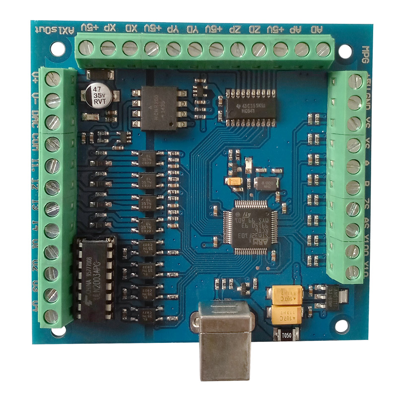 CNC Đột Phá Ban USB MACH3 Khắc - đánh giá và giá Mach3 Usb Cnc Controller 4 Axis 100Khz