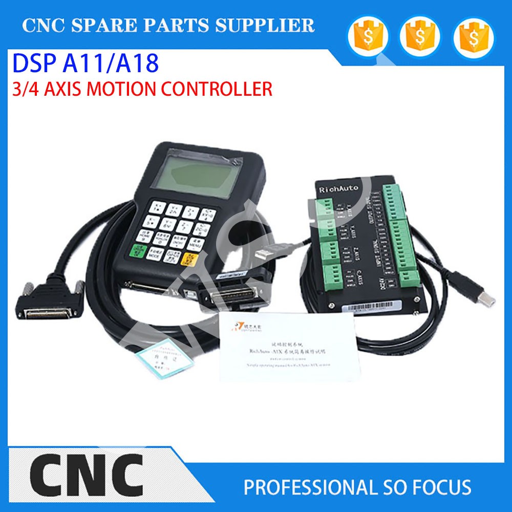 3-axis 4-axis CNC machine tool - đánh giá và giá Richauto A11 Dsp Controller 3 Axis