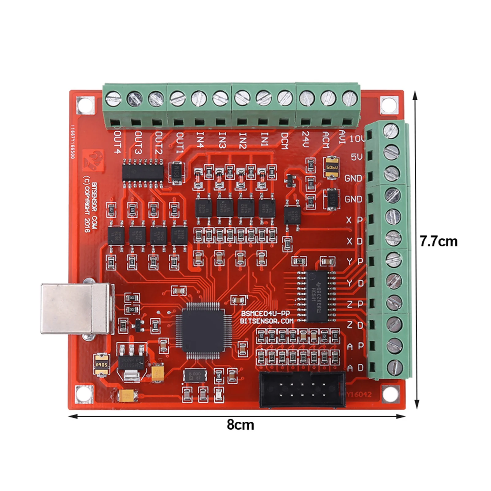 4-Axis USB CNC Controller Card - đánh giá và giá Mach3 Usb Cnc Controller 4 Axis 100Khz