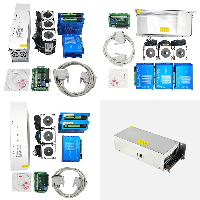 3 Axis 2N.m Nema23 CNC Kit Ser - đánh giá và giá Nema 23 Closed Loop Stepper Motor Driver Kit