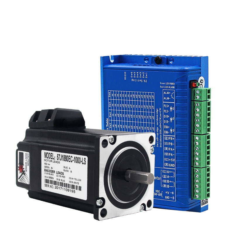 NEMA23 2NM JMC 2Pha 57 Vòng Kí - đánh giá và giá Nema 23 Closed Loop Stepper Motor Driver Kit