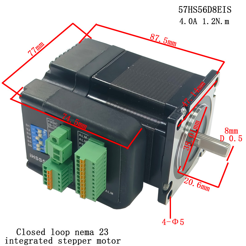 Nema 23 Integrated Closed-loop - đánh giá và giá Nema 23 Closed Loop Stepper Motor Driver Kit