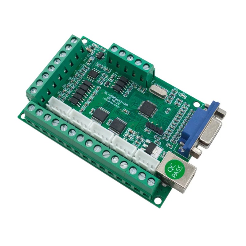 1pcs Driver board  breakout bo - đánh giá và giá 5 Axis Cnc Breakout Board Interface Mach3