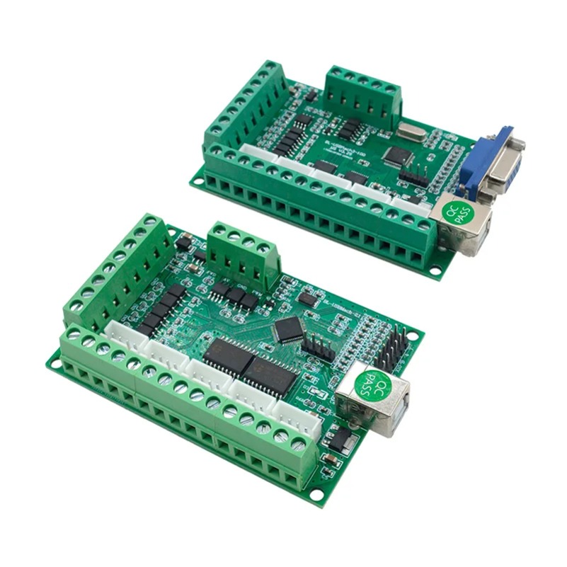 1pcs Driver board  breakout bo - đánh giá và giá 5 Axis Cnc Breakout Board Interface Mach3
