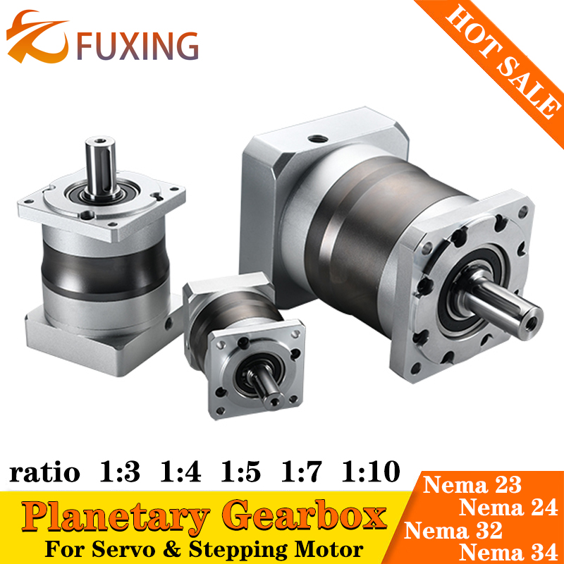 PLF85A Ratio 5:1 10:1 20:1 40: - đánh giá và giá Planetary Gearbox Reducer Nema 23 34