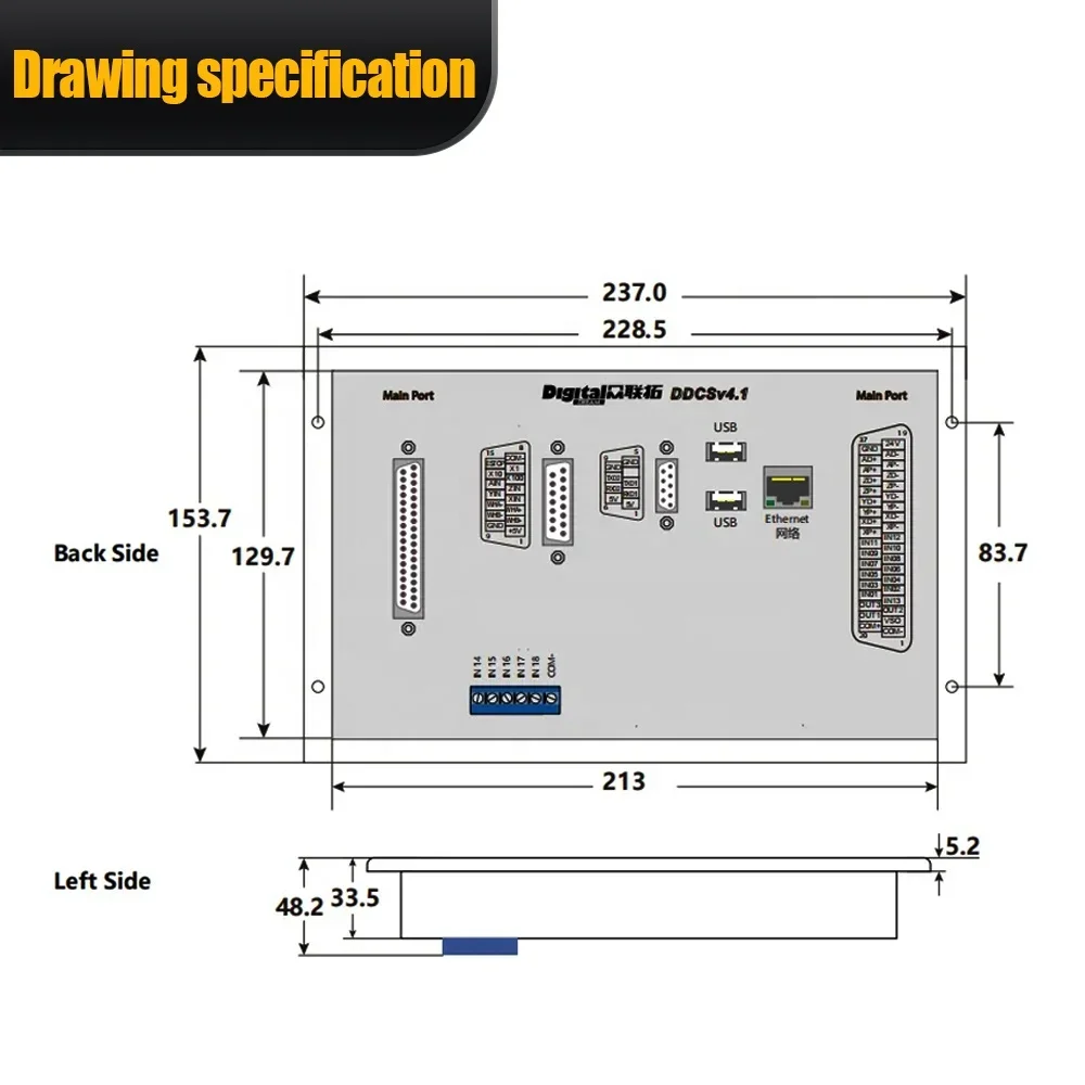 2026 HLTNC Newest DDCS V4.1 CN - đánh giá và giá Ddcs V4.1 4 Axis Cnc Offline Controller