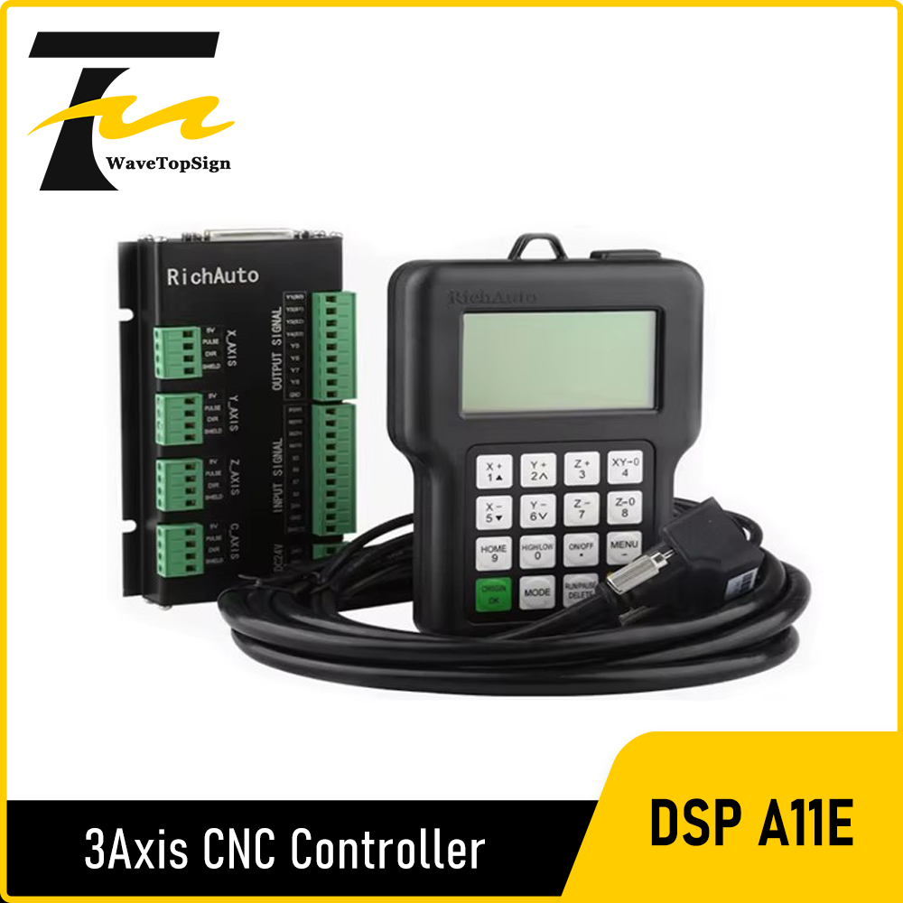 Richauto DSP A11 CNC Controlle - đánh giá và giá Richauto A11 Dsp Controller 3 Axis