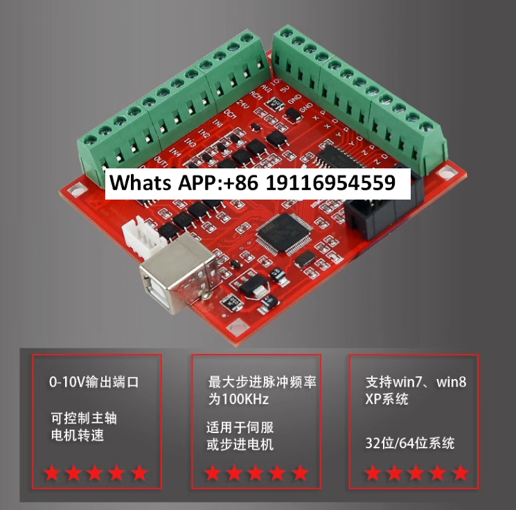 CNC MACH3 100Khz breakout boar - đánh giá và giá Mach3 Usb Cnc Controller 4 Axis 100Khz