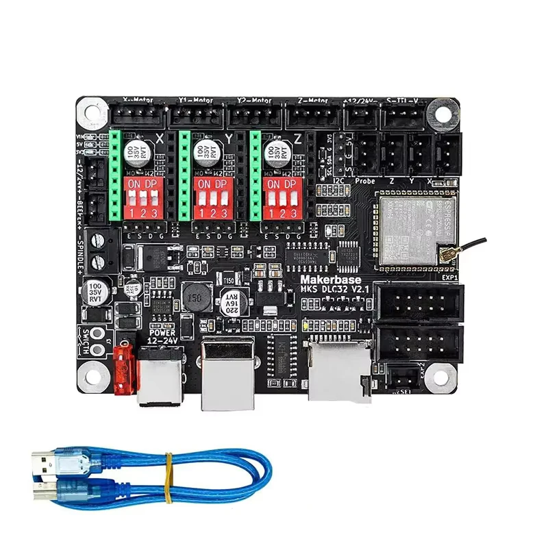 MKS DLC32 V2 GRBL Offline Wifi - đánh giá và giá Grbl 32 Bit Control Board Offline Display