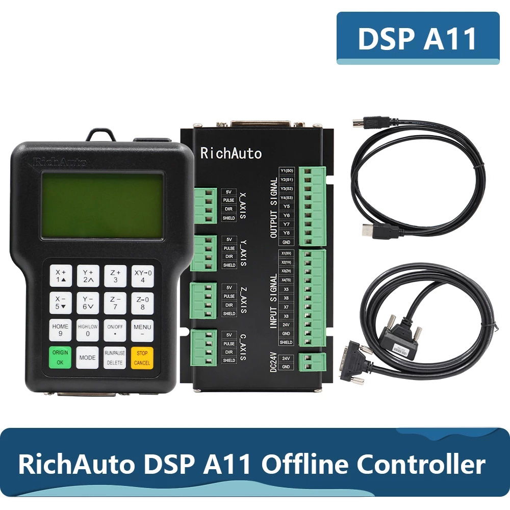 RichAuto DSP A11 CNC Điều Khiể - đánh giá và giá Richauto A11 Dsp Controller 3 Axis