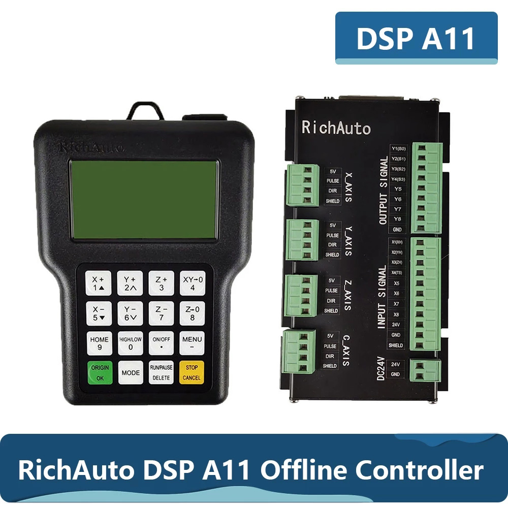 RichAuto DSP A11 CNC Điều Khiể - đánh giá và giá Richauto A11 Dsp Controller 3 Axis