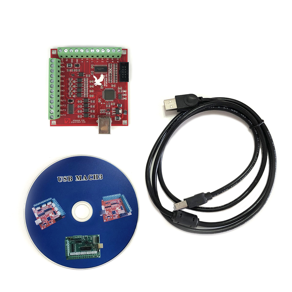 CNC USB MACH3 100Khz Breakout  - đánh giá và giá Mach3 Usb Cnc Controller 4 Axis 100Khz