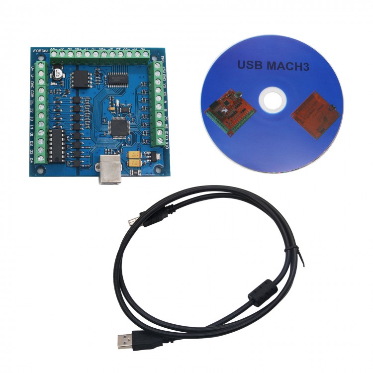 MACH3 4-Axis USB CNC Controlle - đánh giá và giá Mach3 Usb Cnc Controller 4 Axis 100Khz