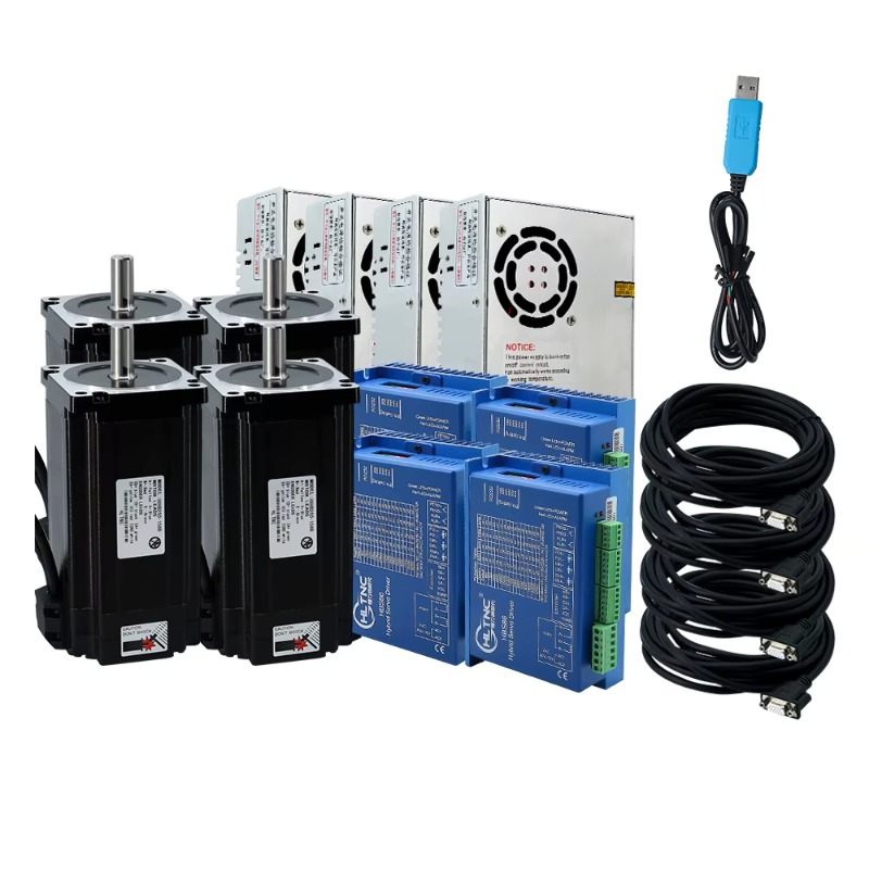 4 Axis Nema 34 Closed Loop Ste - đánh giá và giá Hybrid Servo Driver Nema 34 8.5Nm