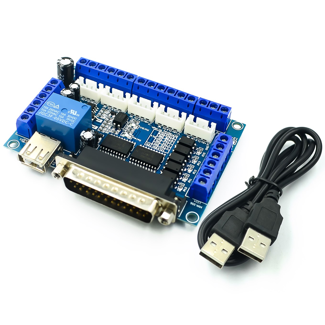 Upgraded 5 Axis CNC Interface  - đánh giá và giá 5 Axis Cnc Breakout Board Interface Mach3