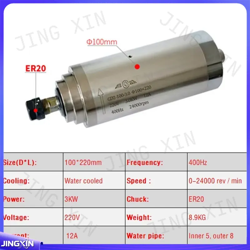 custom for CNC Spindle Motor 2 - đánh giá và giá Er20 Collet Chuck Spindle Motor 220V